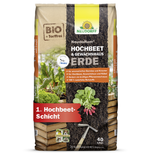 Neudorff NeudoHum Hochbeet-und GewächshausErde - Silberkraft