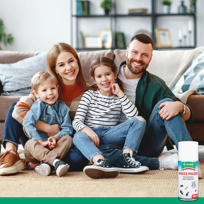 Insekten-Fogger (Doppelpack): Raum-Vernebler-Automat gegen Ungeziefer wie Schaben, Käfer und Motten - Silberkraft