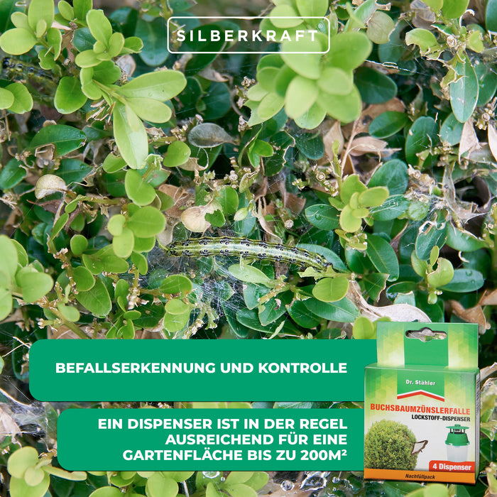 Nachfüllpack Buchsbaumzünsler-Falle: Einfaches und schnelles Nachfüllen - Silberkraft