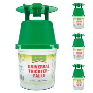 Universal Trichterfalle ohne Lockstoff: Praktische Lösung gegen Schadschmetterlinge - Silberkraft