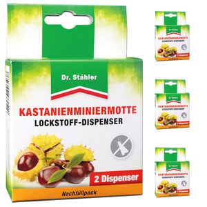 Kastanienminiermotte Lockstoffdispenser - Schutz für die Rosskastanie - Silberkraft