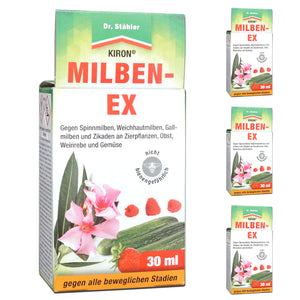 Kiron Milben-Ex: Effektive Bekämpfung von Spinnmilben und Schädlingen an Obst, Gemüse und Zierpflanzen - Silberkraft