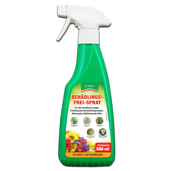Ongediertevrije spray voor een beschermd plantenmilieu zonder mijten en bladluizen - Silberkraft
