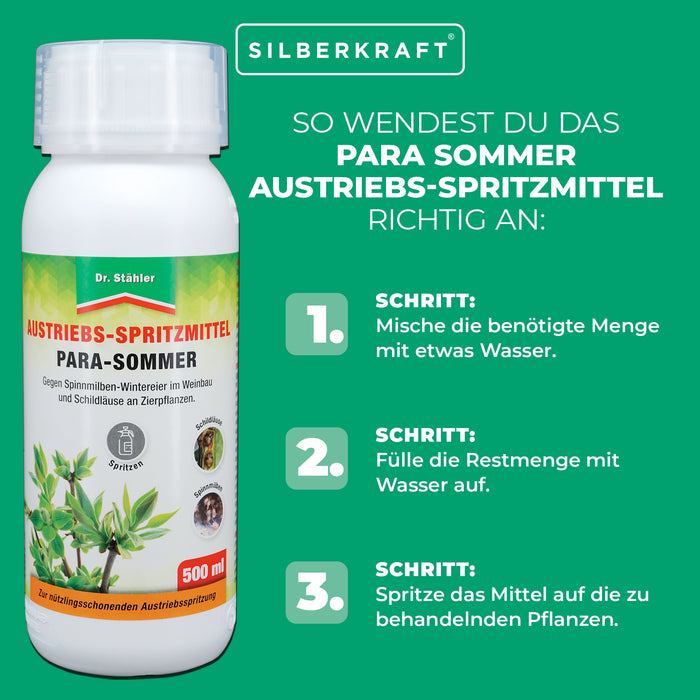 Para Sommer: Austriebs-Spritzmittel gegen Schildläuse und Spinnmilben - Silberkraft