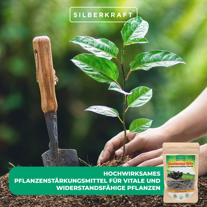 Biostäbchen Aktiv: Hochwirksames Pflanzenstärkungsmittel für vitale und widerstandsfähige Pflanzen - Silberkraft