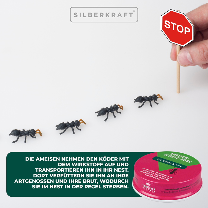 Ameisen-Ex Köderdose, 2 Stück - Silberkraft