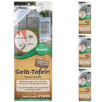 Silence gele panelen (klein): Optimale monitoring tegen wittevlieg, muggen en bladluizen - Silberkraft