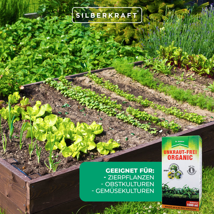 Unkraut-Frei Organic: Sprühmittel zur Unkrautbekämpfung für eine makellose Gartenlandschaft - Silberkraft