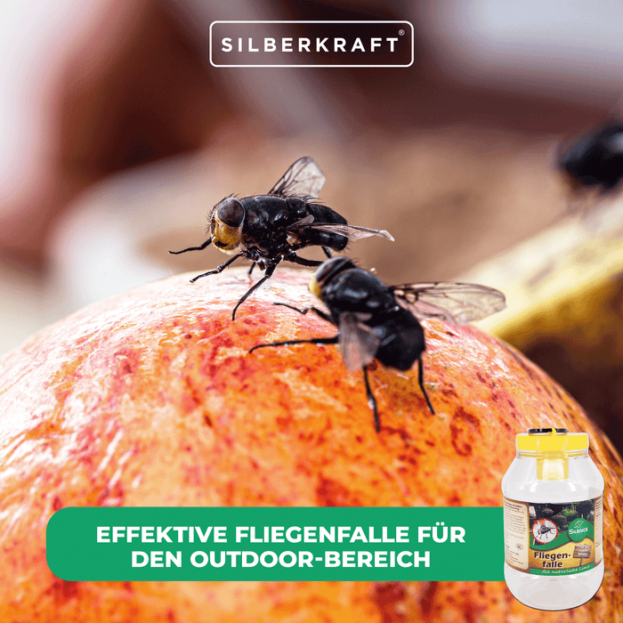 Silence Fliegenfalle: Optimaler Fliegenschutz  für den Außenbereich - Silberkraft