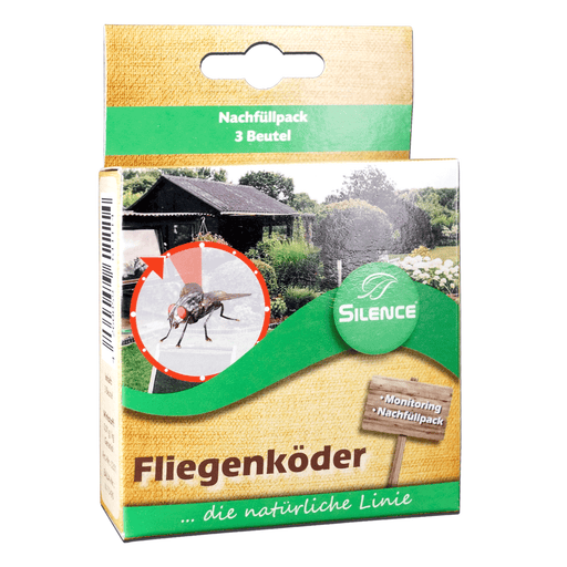 Silence Fliegenfalle Nachfüllpack: zur Wiederbestückung der Silence Fliegenfalle - Silberkraft