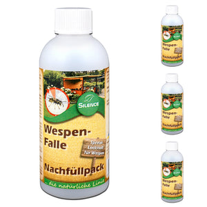 Nachfüllpack Silence Wespenfalle: Wirksamer Schutz vor lästigen Wespen - Silberkraft