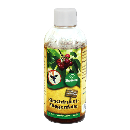 Silence Kirschfruchtfliegenfalle Nachfüllpack: zum Abfangen von Fruchtfliegen - Silberkraft