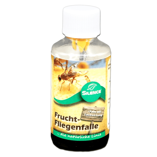 Silence Fruchtfliegenfalle: Monitoringfalle zur Befallsermittlung gegen Frucht-, Obst- und Essigfliegen - Silberkraft