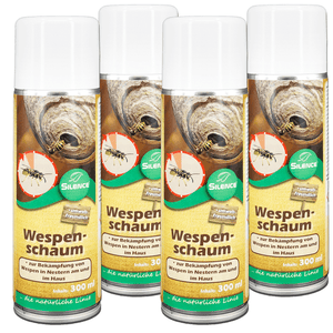 Silence Wespenschaum: Gebrauchsfertiger Schaum zur Bekämpfung von Wespennestern - Silberkraft