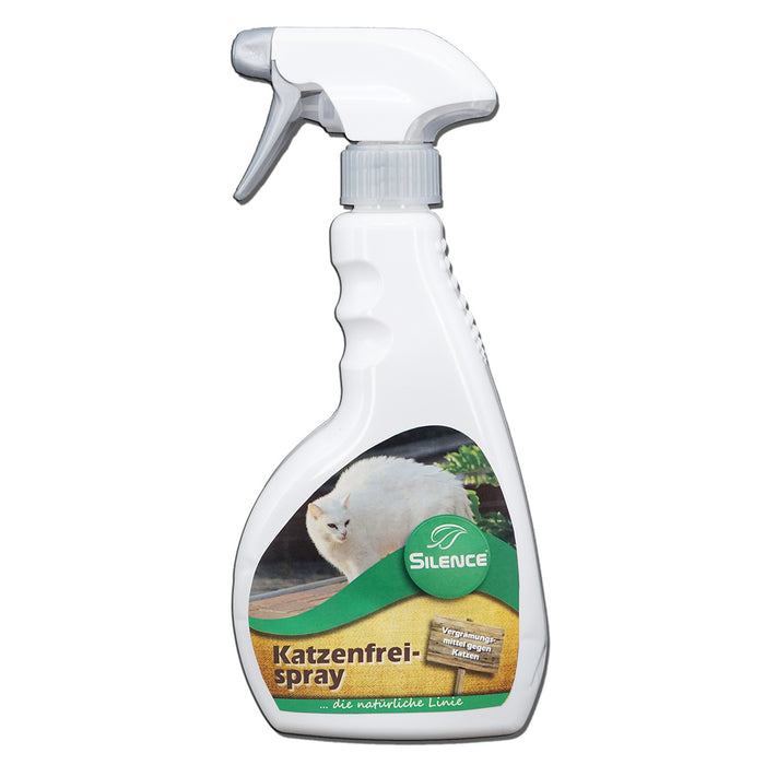 Silence Katzenfrei-Spray: Gebrauchsfertiges Sprühmittel zur Vergrämung von Katzen - Silberkraft