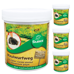 Silence Maulwurfweg: Effektives Maulwurf-Vergrämungsmittel für den Garten - Silberkraft