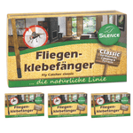 Silence vliegenlijmvanger: klassieke vliegenvanger met unieke aantrekkingskracht - silver power