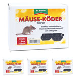 Muizenaasdepot met klikval voor huis en tuin - Silberkraft