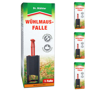 Wühlmaus-Falle: Optimaler Schutz gegen Wühlmäuse für deinen Garten (wiederverwendbar) - Silberkraft
