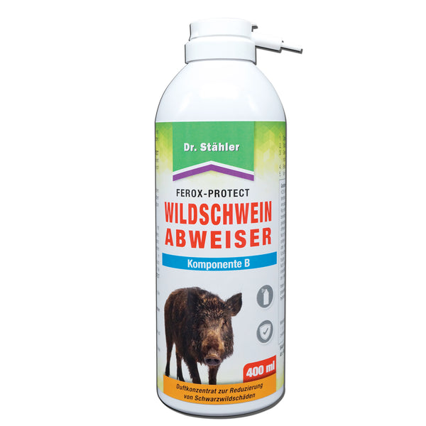 Ferox-Protect wildzwijnenwerende spray - component B voor bescherming tegen wilde zwijnen op het terrein - Silberkraft