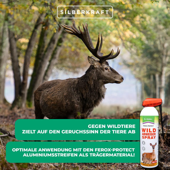 Wildabweiser Spray - Schutz vor Wildtieren auf dem Grundstück - Silberkraft