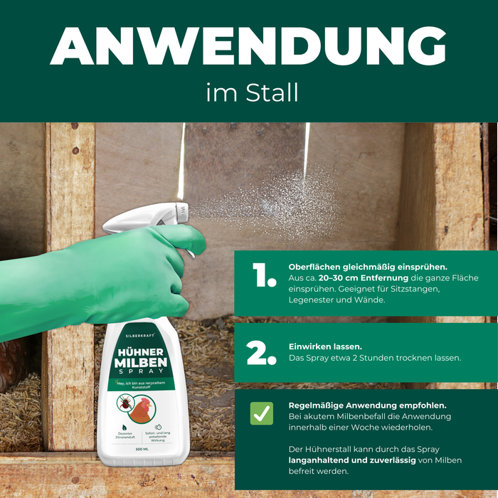 Milbenspray Hühner - Silberkraft