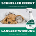 Snelle werking en langdurige werking - hond laten rusten na gebruik van de vlooienspray