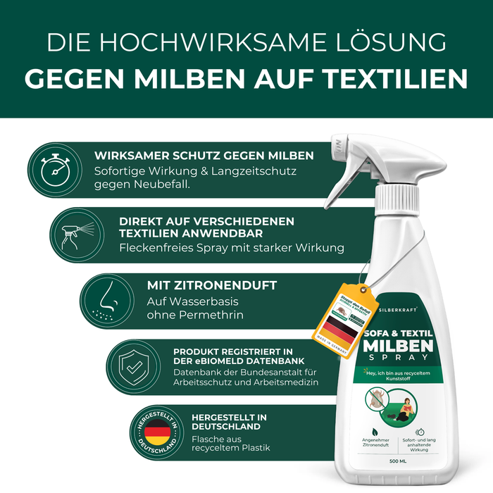 Mijtspray bank & textiel - Silberkraft