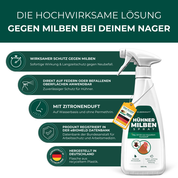 Milbenspray Hühner - Silberkraft