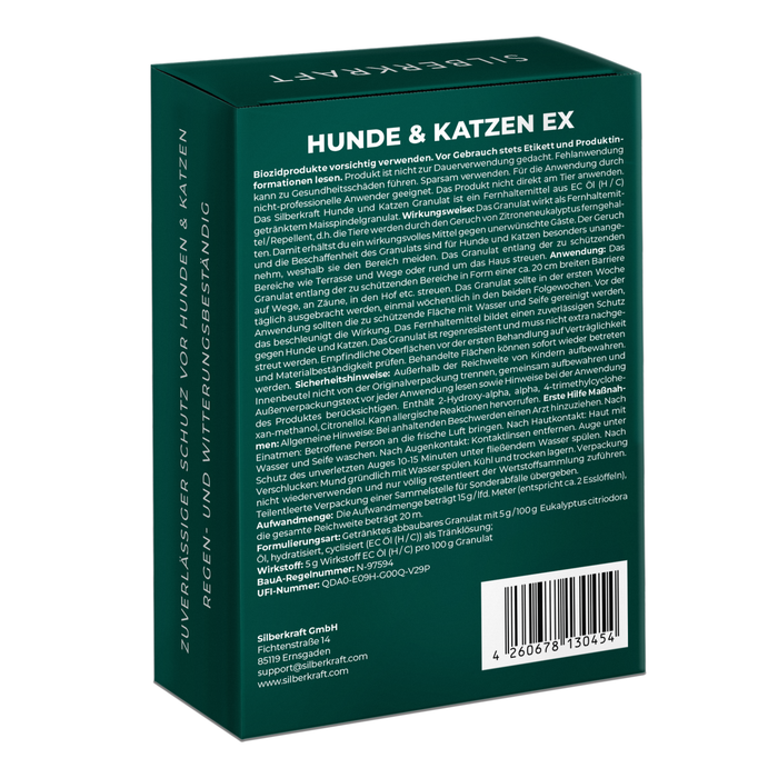 Hunde & Katzen Stopp Ex Granulat - Silberkraft