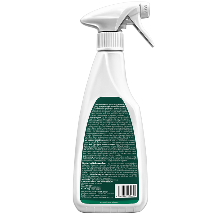 Hunde- und  Katzenabwehrspray - Silberkraft
