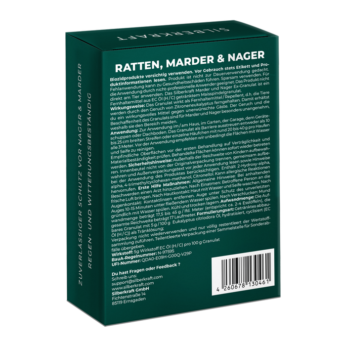 Ratten, Marder & Nager Ex Granulat - Silberkraft