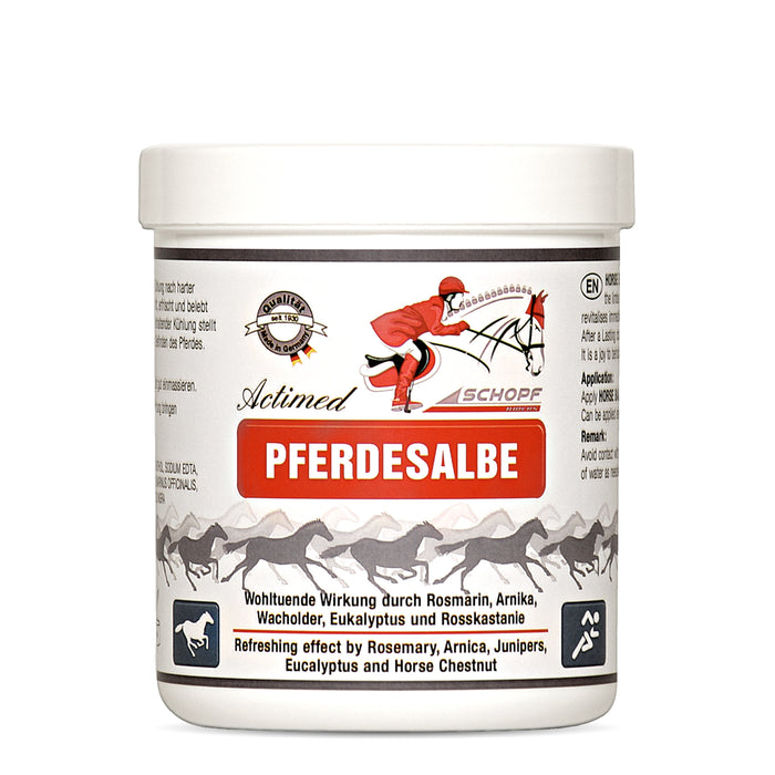 Actimed Pferdesalbe mit Arnika: Erfrischende Pflege für beanspruchte Pferdemuskeln - Silberkraft