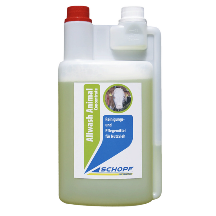 Allwash Dierenconcentraat: Zeer effectief veewasmiddel voor de veehouderij - Silberkraft