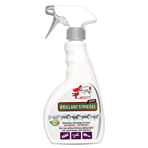 Staart- en manenspray Briljant voor glanzend paardenhaar - Silberkraft