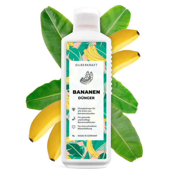 Bananenmeststof - Minerale NPK vloeibare meststof met stikstof - Meststof voor bananen - Silberkraft