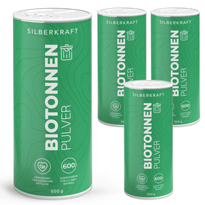 Biotonnenpulver gegen Madenbefall, Schimmel und unangenehme Gerüche - Silberkraft