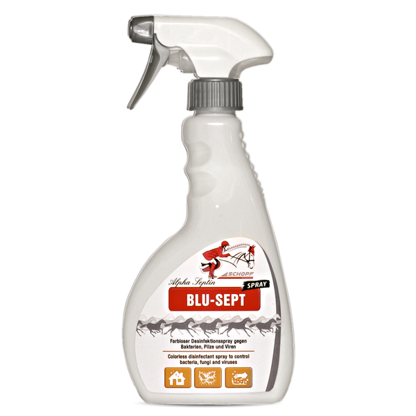 Effectieve kleurloze desinfecterende spray voor paardenstalhygiëne - Silberkraft