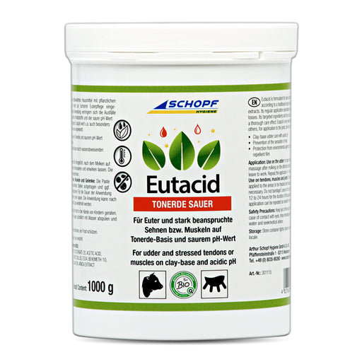 Eutacid Tonerdebalsam: Vielseitige Kuh-Pflege für Euter und Gelenke - Silberkraft