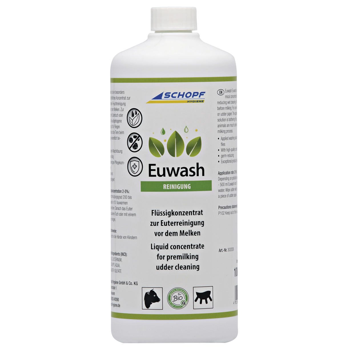 Euwash concentraat: Effectieve uierverzorging met eucalyptusformule