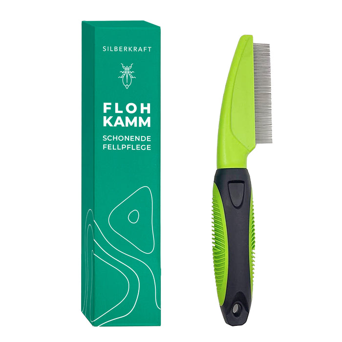 Flohkamm Hund & Katze - Silberkraft