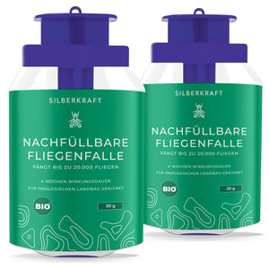 Nachfüllbare Fliegenfalle - Silberkraft