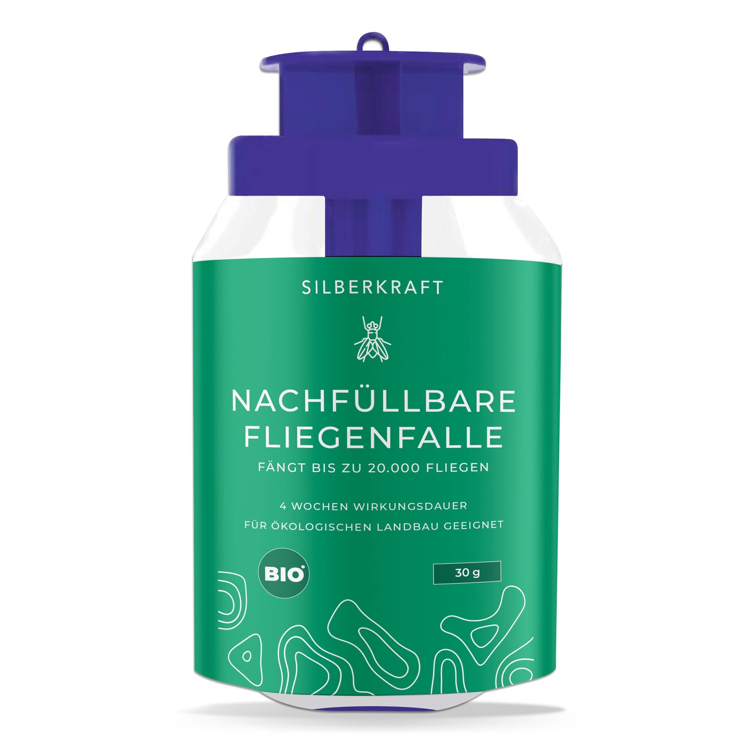 Nachfüllbare Fliegenfalle - Silberkraft