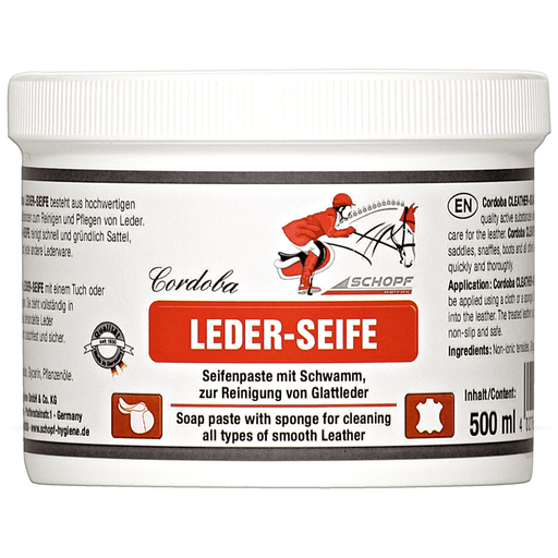 Glattleder-Pflege: Hochwirksame Seifenpaste für Pferdeequipment - Silberkraft
