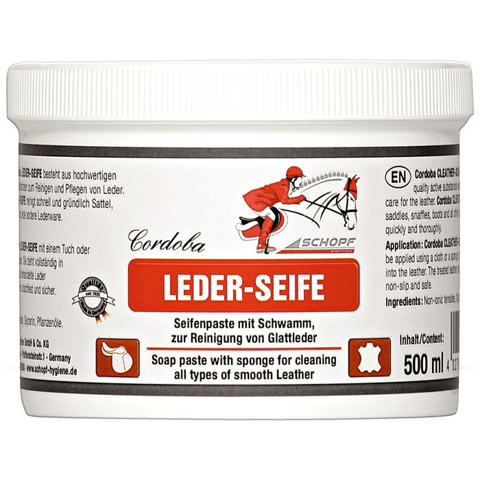 Glattleder-Pflege: Hochwirksame Seifenpaste für Pferdeequipment - Silberkraft