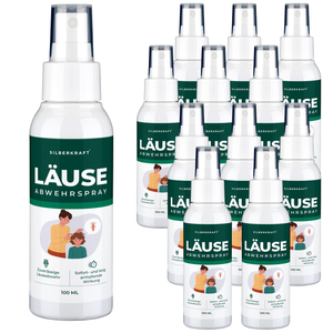 Kopfläusespray | Läuseabwehrspray Spray gegen Läuse / Kopfläuse - Silberkraft