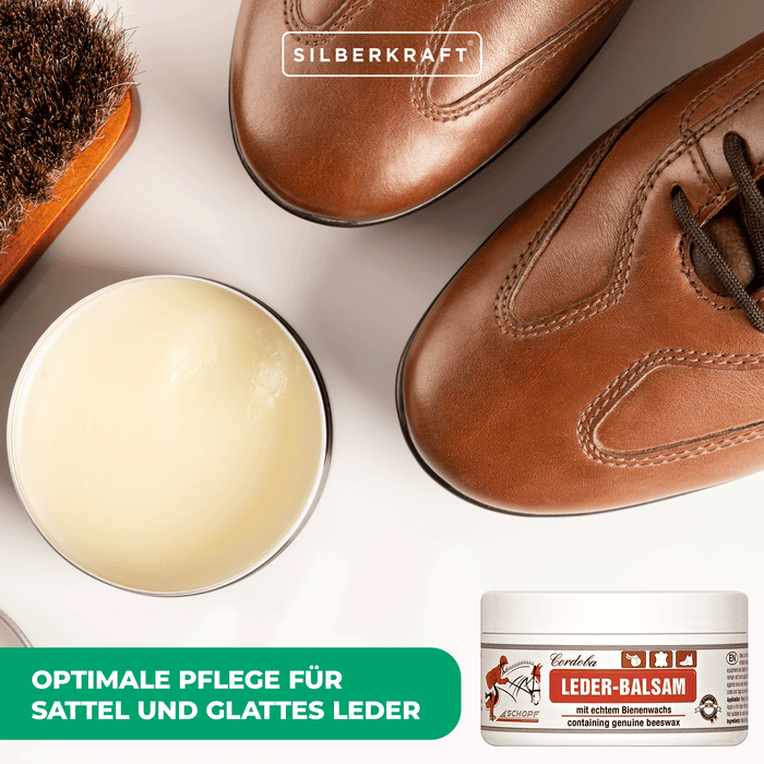 Leder-Balsam mit Bienenwachs: Optimale Pflege für Sattel und glattes Leder - Silberkraft