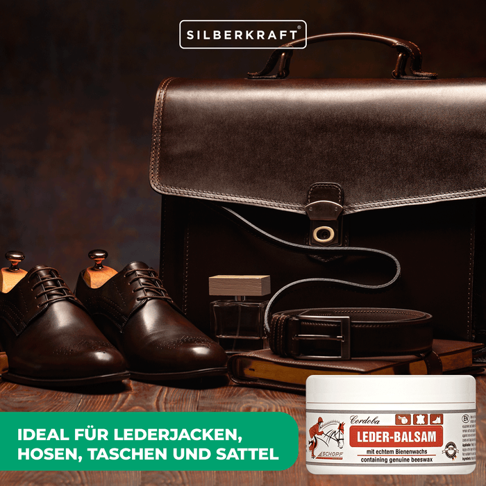 Leder-Balsam mit Bienenwachs: Optimale Pflege für Sattel und glattes Leder - Silberkraft
