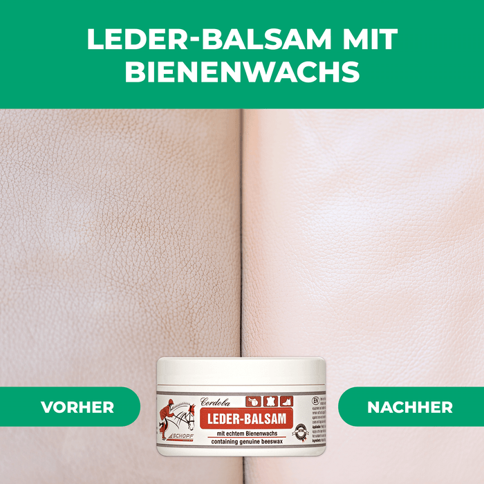 Leder-Balsam mit Bienenwachs: Optimale Pflege für Sattel und glattes Leder - Silberkraft
