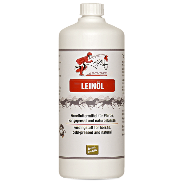 Natuurlijke lijnolie voor paarden: Hoogwaardig omega-3 supplement voor glanzende vacht en optimale spijsvertering - Silberkraft